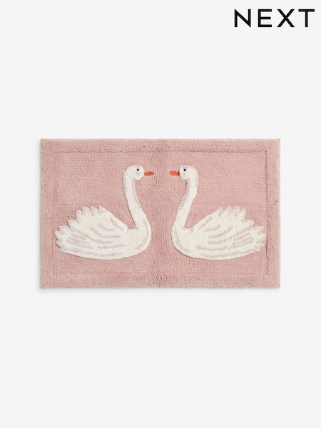 Swan Print 100% Cotton Mat (AT9981) | R$ 175