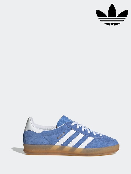 adidas Originals Blue/White Gazelle Trainers (AU0076) | AED276