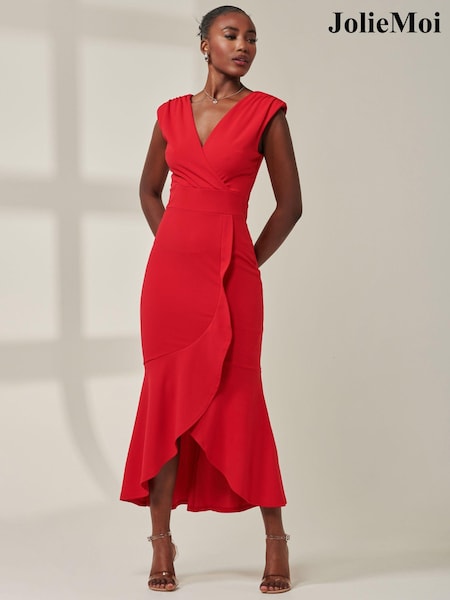 Jolie Moi Tara Sleeveless Draped Maxi Dress (AU0305) | ‏397‏₪