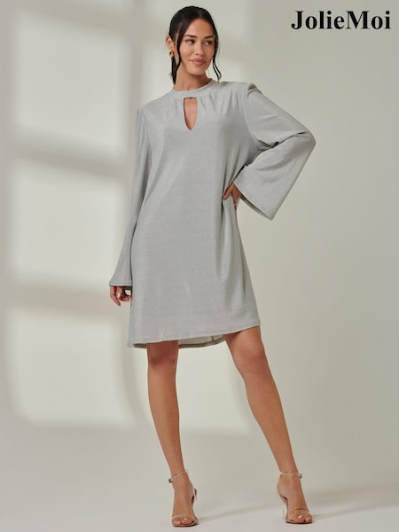 Jolie Moi Silver Dana Tunic Dress (AU0314) | 136 QAR