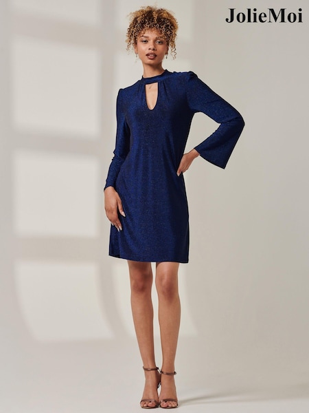 Jolie Moi Dana Metallic Tunic Dress (AU0323) | 58 €