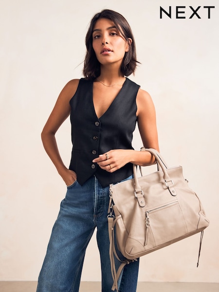 Bone Leather Washed Grab Bag (AU0339) | €129