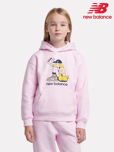 New Balance Girls Selfie Graphic Hoodie (AU0414) | €66 - €80