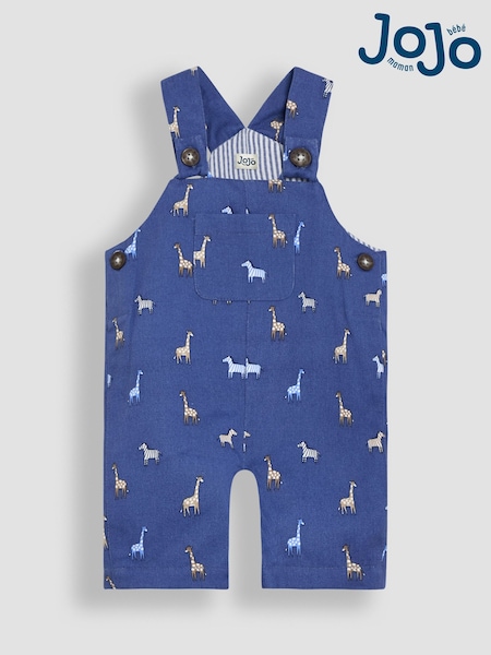 Denim Safari - JoJo Maman Bébé Printed Twill Dungarees (AU0446) | 41 € - 43 €