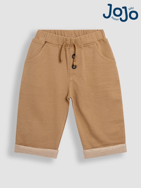 Stone - JoJo Maman Bébé Relaxed Roll Up Trousers (AU0636) | 29 € - 34 €