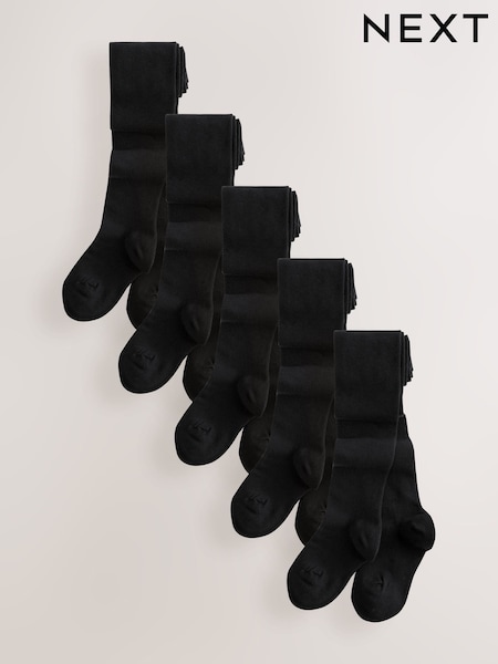 Azul marino - 5 Pack Cotton Rich School Tights (AU0678) | 22 € - 32 €