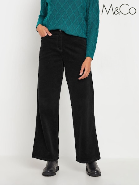 M&Co Co-ord Wide Leg Trousers (AU0693) | 203 LEI