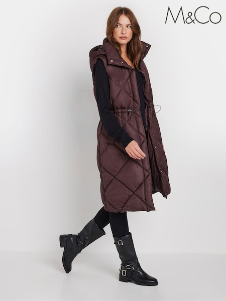 Красный - M&Co Hooded Gilet (AU0810) | €85