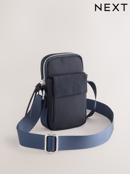 Navy Nylon Phone Bag (AU0912) | €31.50