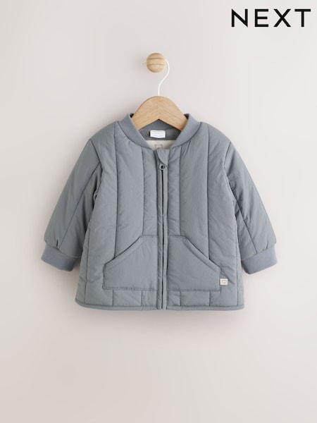 Charcoal Grey Baby Bomber Jacket (AU1019) | $34 - $38