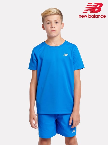 New Balance Sky Blue Kids Athletics T-Shirt (AU1156) | €26 - €32