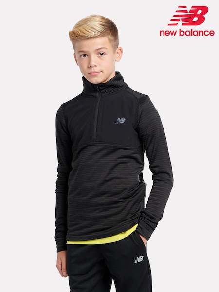 New Balance Black Boys Heat Grid ¼  Zip Sweatshirt (AU1160) | $69 - $83