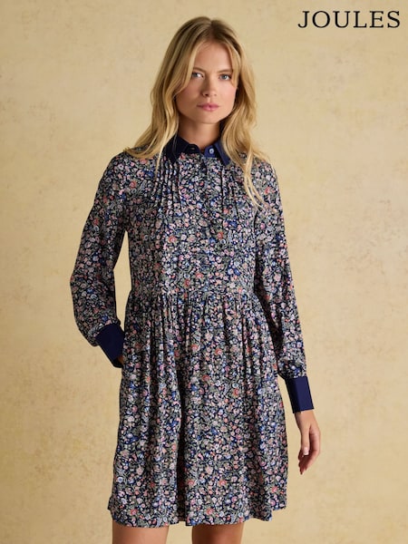 Joules Eleanora Multi Shirt Dress (AU1207) | R$ 680