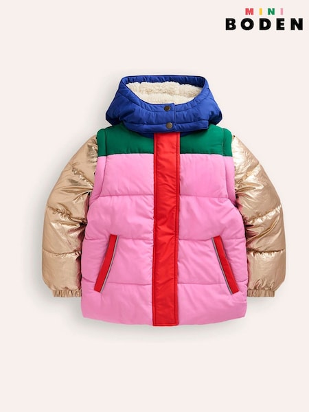 Boden Pink 2-In-1 Padded Coat (AU1245) | AED172 - AED189