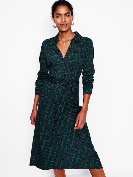 Boden Laura Jersey Midi Shirt Dress (AU1273) | 469 LEI