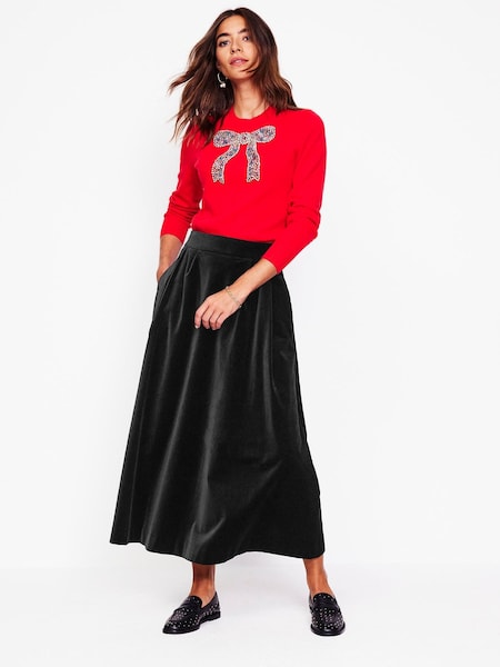 Boden Angelica Velvet Skirt (AU1280) | ‏654‏₪