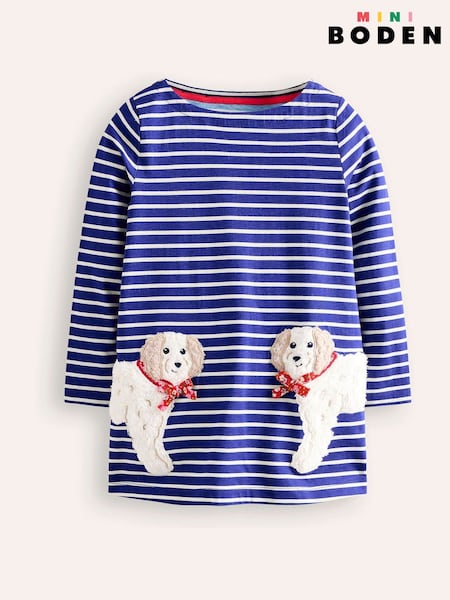Boden Appliqué Jersey 100% Cotton Tunic (AU1285) | 130 LEI - 151 LEI