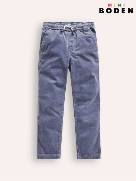 Boden Grey Slim Pull-on Trousers (AU1290) | €29 - €35