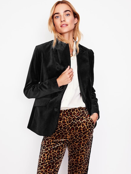 Boden Marylebone Velvet Blazer (AU1360) | ‏855‏₪