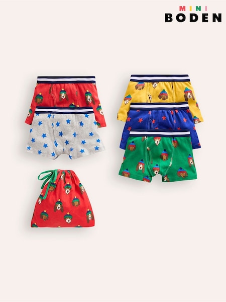 Boden 100% Cotton Boxers 5 Pack (AU1379) | € 28 - € 32