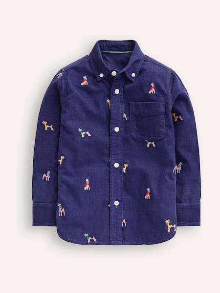 Boden Blue The Janet 100% Cotton Embroidered Shirt (AU1430) | AED118 - AED142