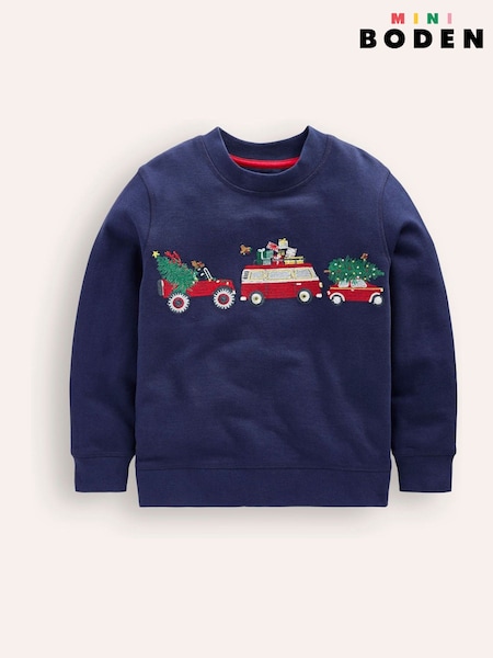 Boden Cosy Festive Christmas Sweatshirt (AU1431) | ‏16 ر.ع.‏ - ‏19 ر.ع.‏