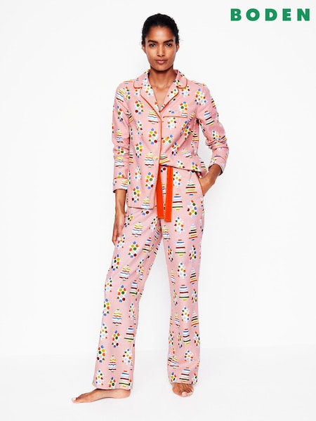 Boden Brushed 100% Cotton Christmas Pyjama Trousers (AU1435) | 186 LEI