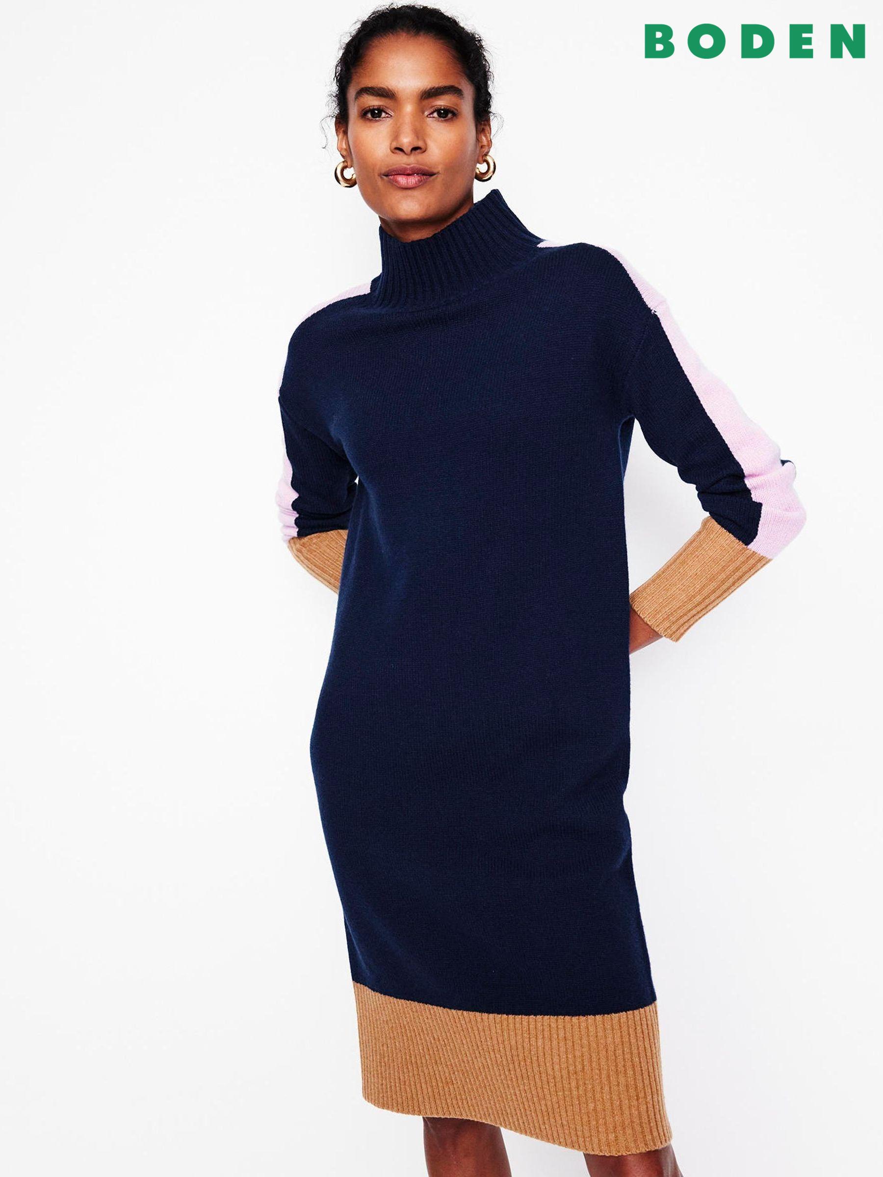 Women s Blue Jumper Dress Print Wool Dresses Next United Arab Emirates