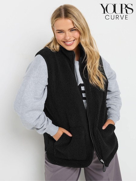 Yours Curve Teddy Borg Gilet (AU1584) | €36