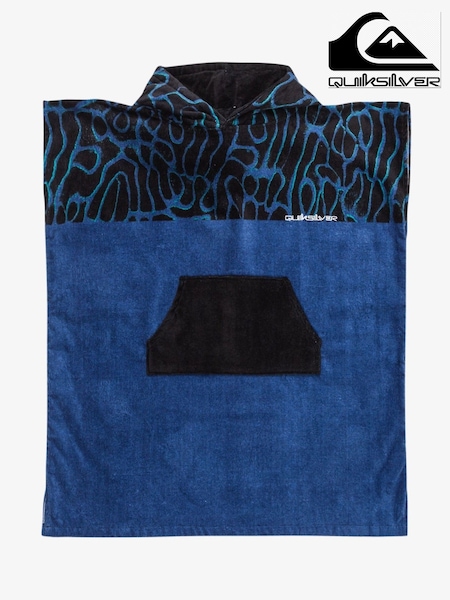 Quiksilver Blue Boys Hooded Towel Logo Poncho (AU1657) | 2,403 UAH