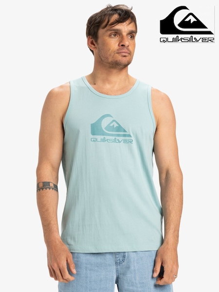 Синий - Quiksilver 100% Cotton Logo Vest (AU1664) | €24