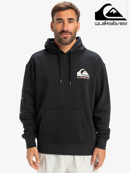 Quiksilver Black Omni Logo Hoodie (AU1666) | ₪302