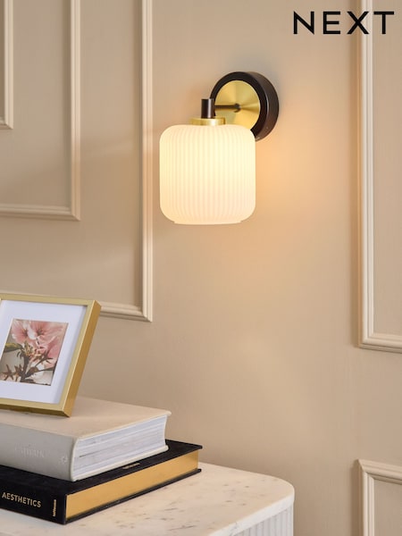 Black Ryker Rechargeable Wireless Wall Light (AU1727) | €72