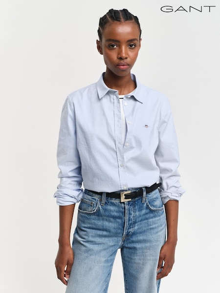 GANT Blue Slim-Fit Oxford Shirt (AU1778) | €126