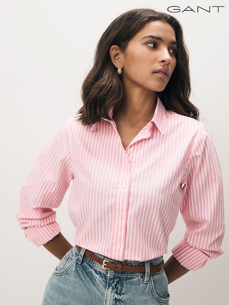 GANT Pink Regular-Fit Poplin Shirt (AU1780) | €136