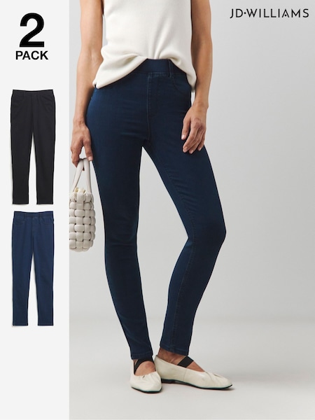 JD Williams Slim Jeggings 2 Pack (AU1963) | 328 LEI