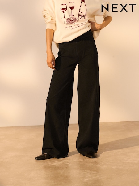 Nero - Wide Leg Denim Jersey Leggings (AU1969) | € 42