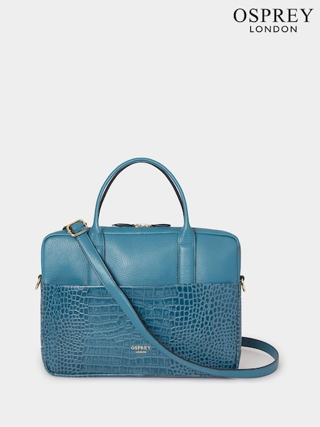 Osprey London Kellie Croc Grain Leather Laptop Bag (AU2011) | 11,716 UAH