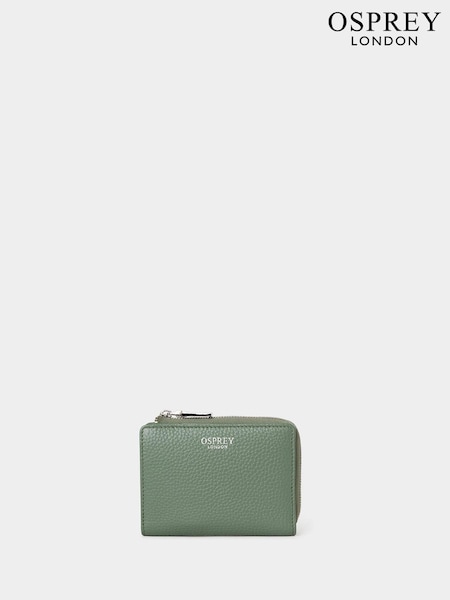Osprey London Purple The Stella Medium Leather Zip Purse (AU2016) | ₪226