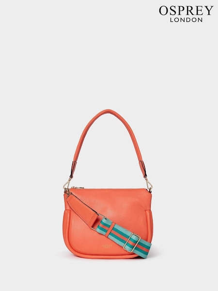 Osprey London Pink The Hendrix Leather Shoulder Bag (AU2018) | R$ 1.335