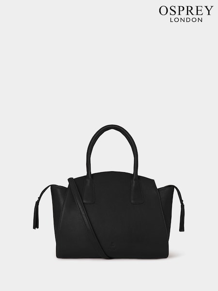 Osprey London The Hickstead Leather Black Work Bag (AU2025) | €311