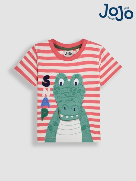 JoJo Maman Bébé Interactive Appliqué 100% Cotton T-Shirt (AU2244) | 961 грн - 1 142 грн