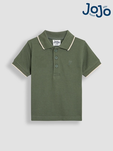 Khaki - Jojo Maman Bébé Classic Polo Shirt (AU2248) | €21 - €26