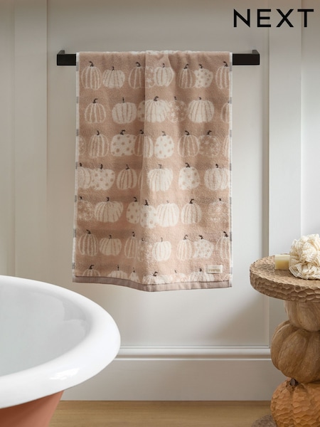 Autumn Pumpkin 100% Cotton Towel (AU2312) | 12 €