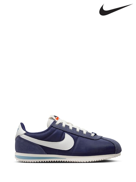 Nike Midnight Navy Aqua Youth Cortez Trainers (AU2354) | €73