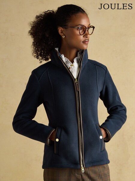 Heritage Navy Zip Through Fleece (AU2370) | R$ 840