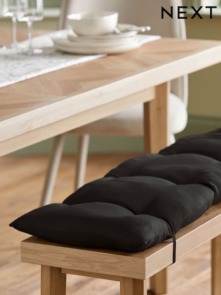 Green Thyme Cotton Bench Cushion (AU2439) | €47