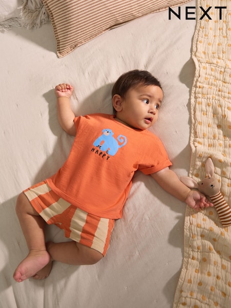 Red Baby T-Shirt and Shorts Set (AU2629) | €14 - €17