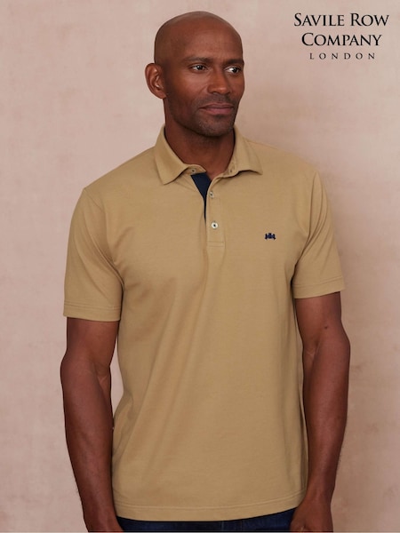 Savile Row Company Classic Fit 100% Cotton Polo Shirt (AU2632) | ‏116 د.إ.‏