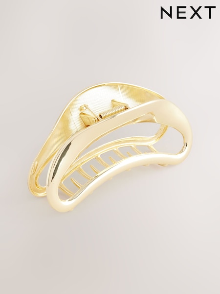 Золотистый цвет - Organic Shaped Hair Claw Clip (AU2710) | €13